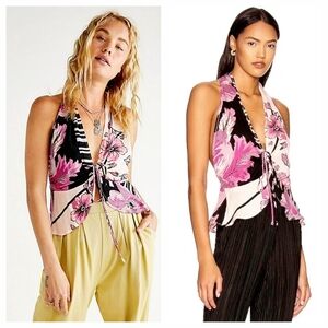 FREE PEOPLE HALTER TANK TOP